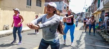 La Ciclovida llegó a Terrón Colorado con un kilómetro de actividad física y deporte