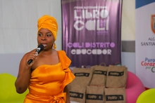 Entre sombreros y turbantes se premiaron los estudiantes ganadores de encuentro de poesía afrocolombiano 