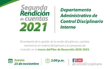 Control Disciplinario Interno dará a conocer gestión 2021, el 25 de noviembre