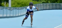 Promesa del patinaje salvadoreño se entrena en el Patinódromo Mundialista para los Juegos Panamericanos Junior