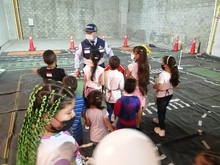 Más de 300 niños participaron en el parque móvil de la Secretaría de Movilidad