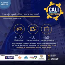 Rueda de Negocios Empresarial y de Servicios reactivará sectores productivos de Cali y el Valle