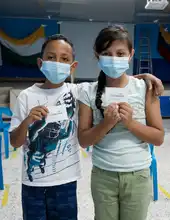 Vacunación covid para los más pequeños en colegios de Cali