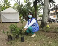 Datic dejó limpio y bonito el Parque Colseguros Andes