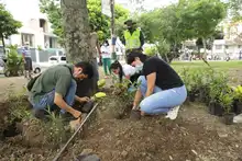Datic dejó limpio y bonito el Parque Colseguros Andes