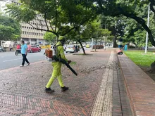 Con acciones de ornato, la Alcaldía enluce escenarios deportivos para los Juegos Panamericanos Junior