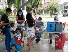 En Cali la vacunación anticovid sigue avanzando. Muestra de ello es la aceptación que tiene la apertura del proceso de inmunización en niños de 3 a 11 años.
