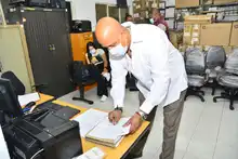 Alcaldía hace entrega de equipos tecnológicos y mobiliario al INPEC