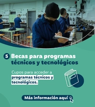 Programas técnicos y tecnológicos - versión móvil Todas y todos a estudiar