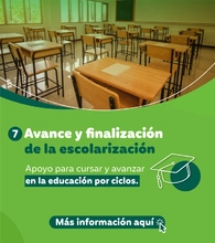 Finalización de la escolarización - versión móvil Todas y todos a estudiar