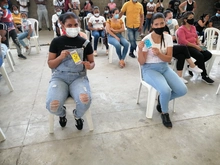 18 equipos vacunadores inmunizan contra el covid-19 antes del ‘Festival por la Vida’