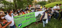 Comunidad recorrió el terreno donde se construirá el Parque Pacífico
