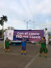 Movilidad lanza la campaña ‘Con el casco no me casco’
