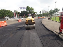 Rehabilitan corredor vial del Monumento a la Solidaridad con las ‘Obras de Corazón’