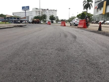 Rehabilitan corredor vial del Monumento a la Solidaridad con las ‘Obras de Corazón’