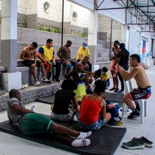 Un entreno de peso para los primeros Juegos Panamericanos Junior
