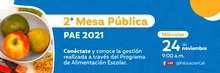 Invitación - Segunda Mesa Pública del PAE 2021