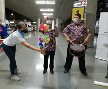 Bienvenida a los delegación de Trinidad y Tobago