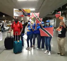 Bienvenida a los delegación de Trinidad y Tobago