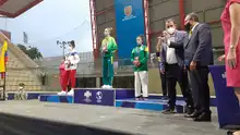 Bolivia recibe homenaje del Dagma por su primera medalla en los  I Juegos Panamericanos Junior 