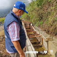 Comunidad resalta el papel de la Administración Distrital en las obras por urgencia manifiesta por medio de un poema