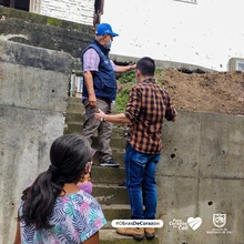 Comunidad resalta el papel de la Administración Distrital en las obras por urgencia manifiesta por medio de un poema