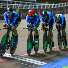Lluvia de oros para Colombia en ciclismo de pista y récord en los Panamericanos Junior