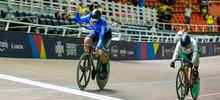 Lluvia de oros para Colombia en ciclismo de pista y récord en los Panamericanos Junior