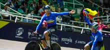 Lluvia de oros para Colombia en ciclismo de pista y récord en los Panamericanos Junior