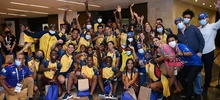 Secretaría de Gobierno transmitió el cariño de la caleñidad a los atletas colombianos