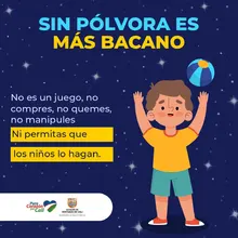 Sin pólvora es más bacano