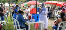 Caleños se vacunan contra el covid-19 y acceden de manera gratuita a los escenarios deportivos