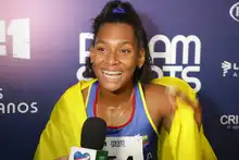Valeria terminó con la cabeza en alto