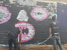 Con Graficalia se pintó el Callejón Cultural en la comuna 13