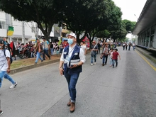 Movilidad acompaña marcha y actividades de la minga indígena en Cali