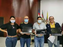 MinTIC entregó equipos de Computadores para Educar a la Institución Educativa Santo Tomás
