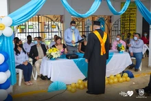 Buen Pastor celebró la graduación de 18 nuevos bachilleres