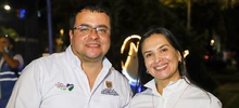 Las luces del alumbrado navideño se encendieron en el oriente de Cali