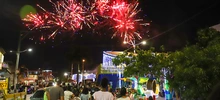 Las luces del alumbrado navideño se encendieron en el oriente de Cali