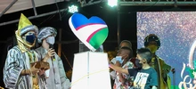 Las luces del alumbrado navideño se encendieron en el oriente de Cali