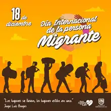 Reconocimiento al migrante en su día hace la Secretaría de Bienestar Social