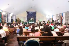 Vecinos de la comuna 7 disfrutaron de villancicos y un compartir navideño en el cuerto día de la novena de aguinaldos
