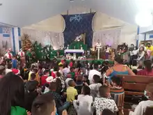Vecinos de la comuna 7 disfrutaron de villancicos y un compartir navideño en el cuerto día de la novena de aguinaldos