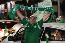 Caleños y caleñas celebraron la victoria del Deportivo Cali tras conseguir la décima estrella 