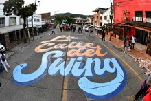 En Cali se pintó la “Calle del Swing”