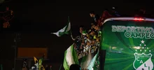 Caleños y caleñas celebraron la victoria del Deportivo Cali tras conseguir la décima estrella