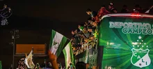 Caleños y caleñas celebraron la victoria del Deportivo Cali tras conseguir la décima estrella