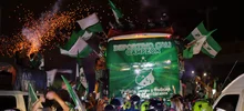 Caleños y caleñas celebraron la victoria del Deportivo Cali tras conseguir la décima estrella