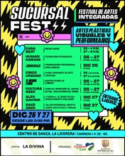 Agendáte con las diversas manifestaciones de cultura en la Sucursal Fest 