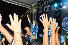 Una Feria incluyente reunió a jóvenes al ritmo del rock y otros géneros musicales